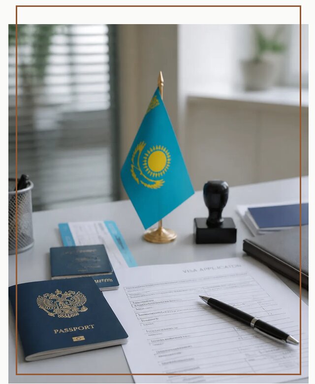 Оформление визы в Казахстан для поездки и работы в Новокуйбышевске