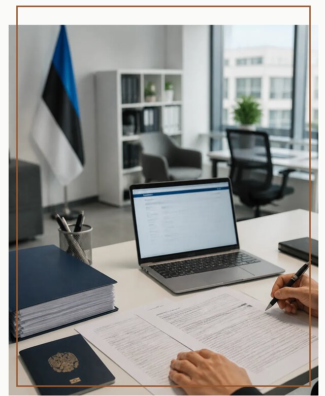 Оформление ВНЖ в Эстонии для переезда и легального проживания в Новокуйбышевске
